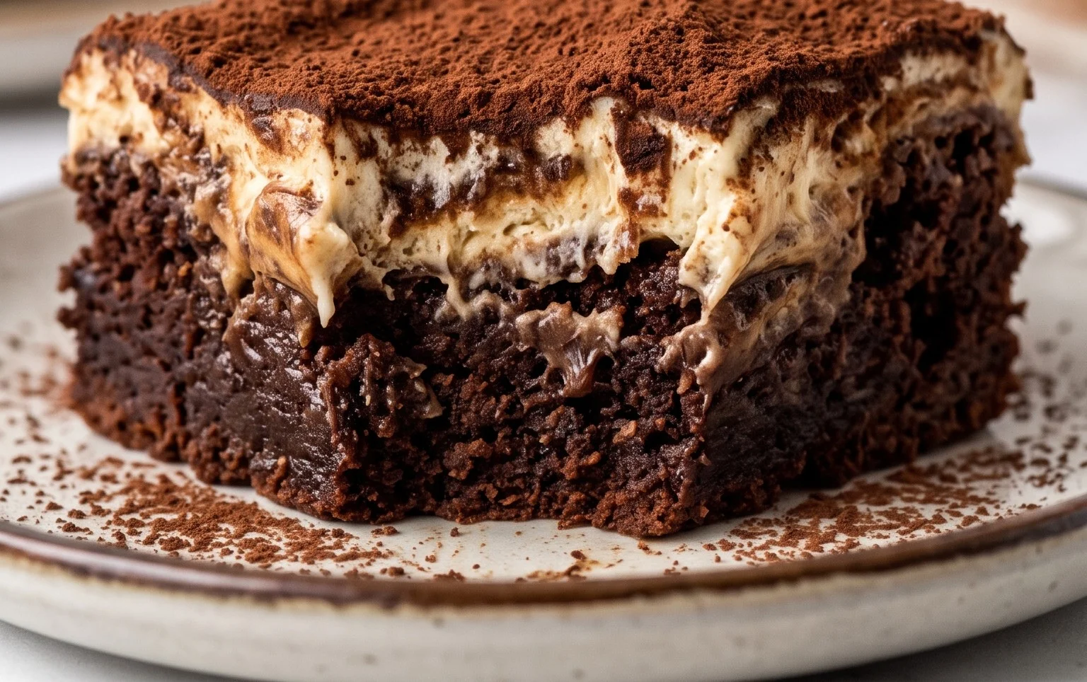 Tiramisu Brownies