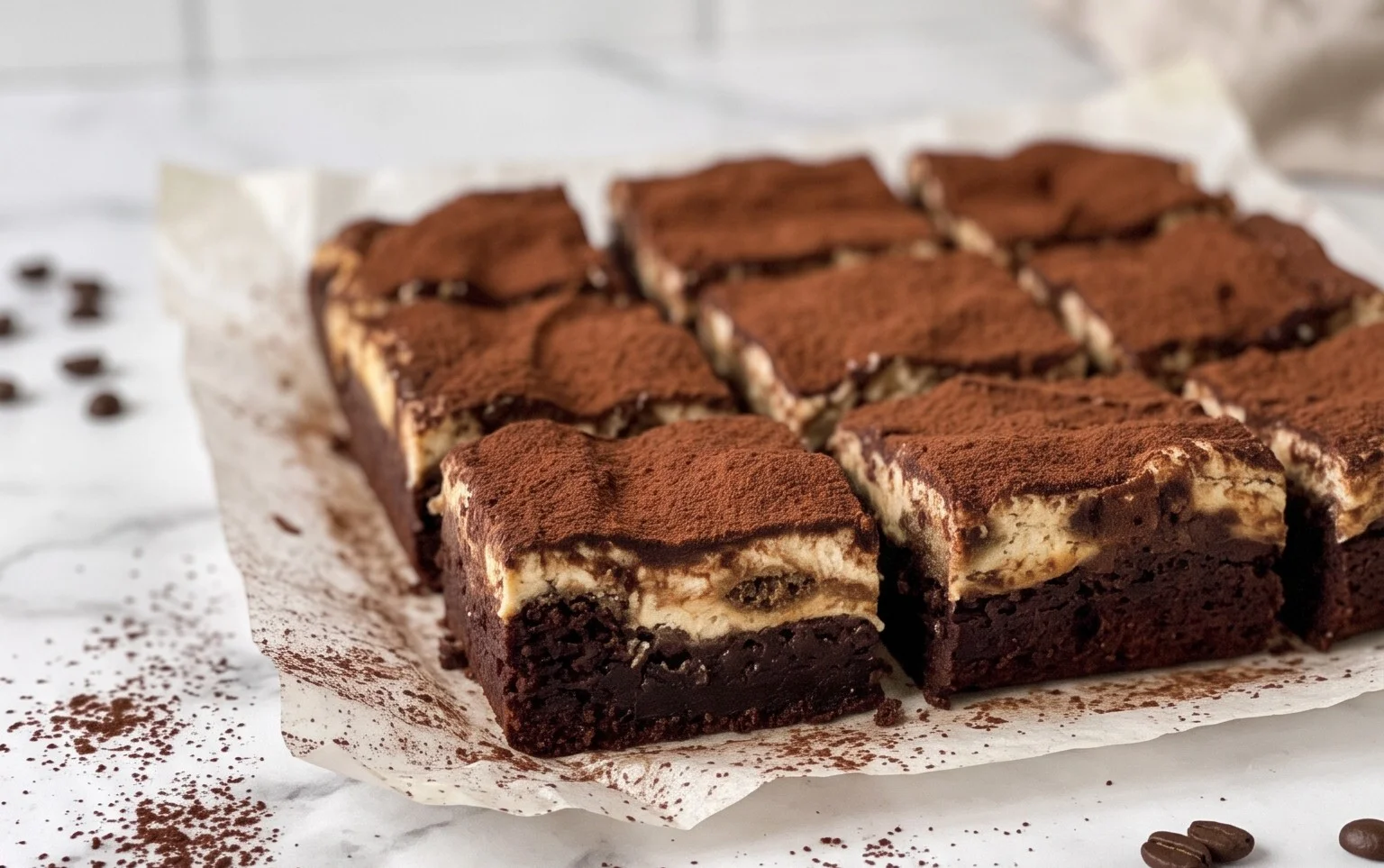 Tiramisu Brownies